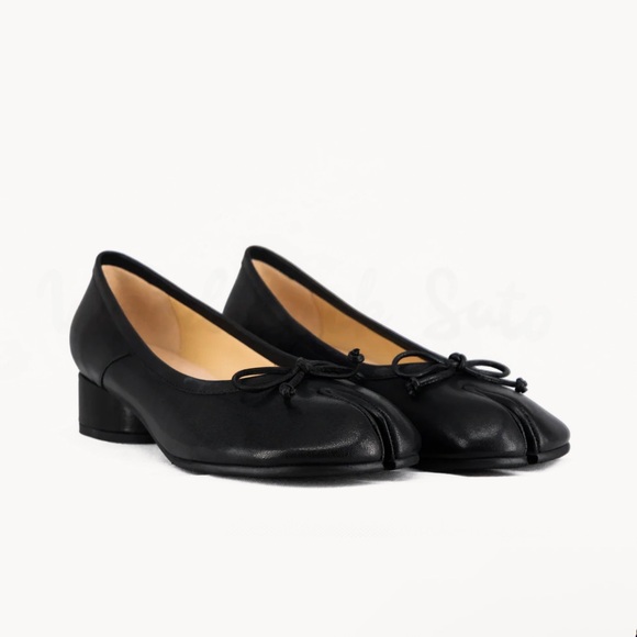 WoodchuckSato Black Cow Leather Tabi